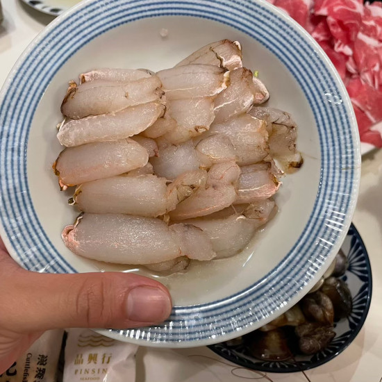 大拇指蟹管肉